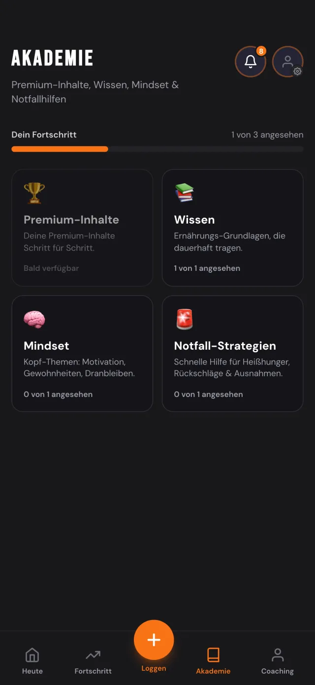 FBC App: Akademie mit Video-Lektionen